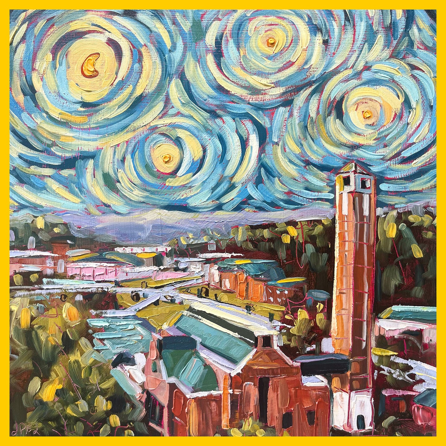 Appalachian State Starry Night