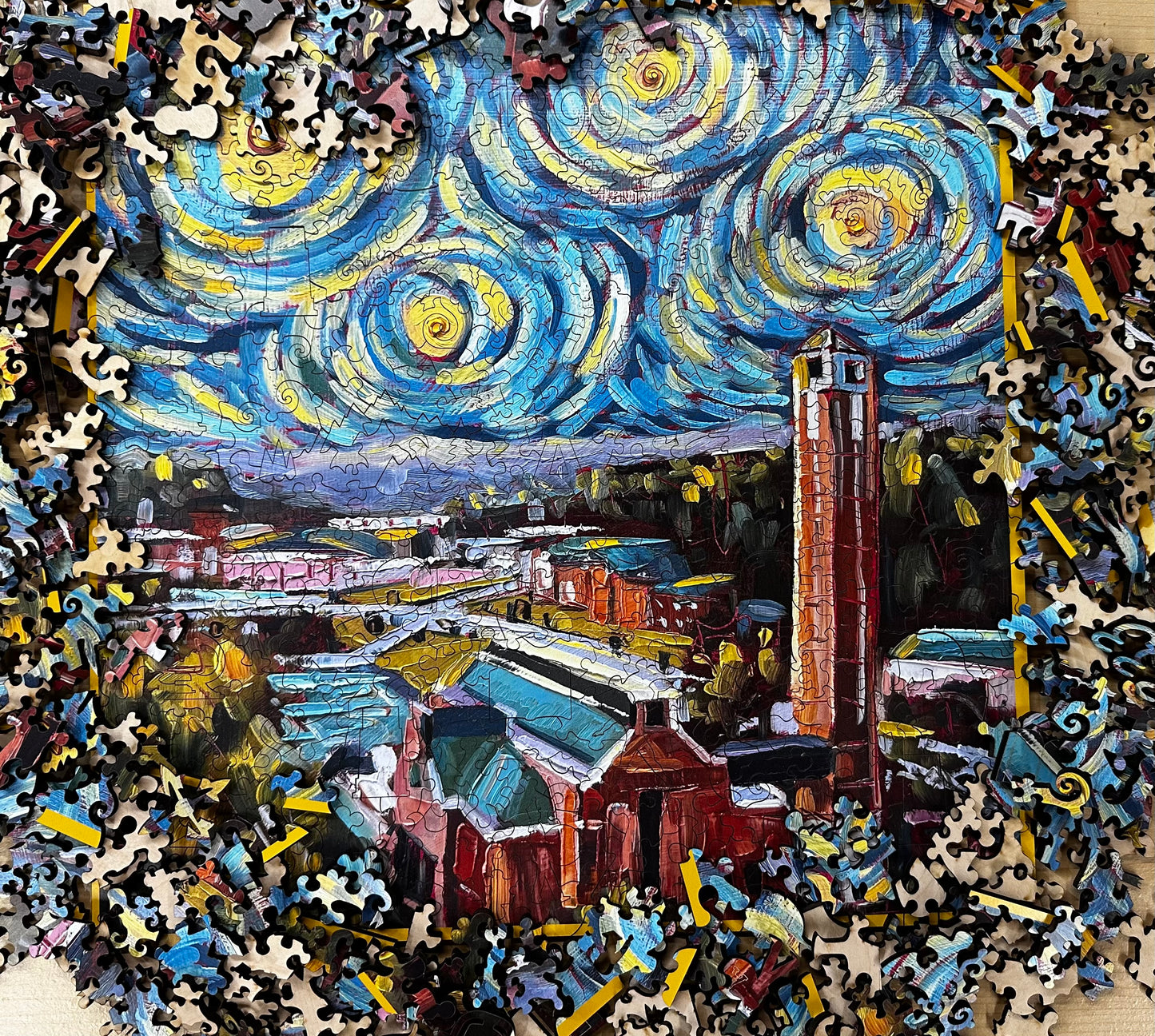 Appalachian State Starry Night