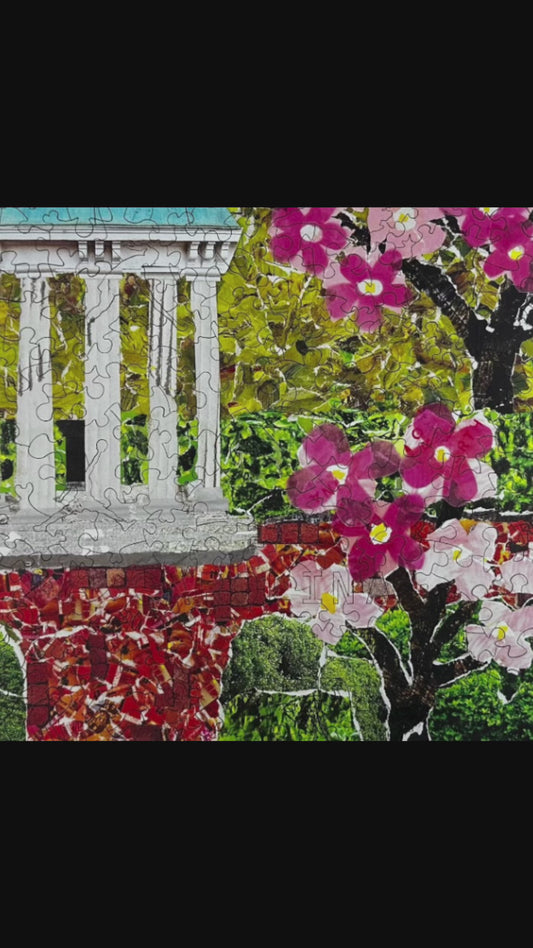 The Old Well Chapel Hill Jigsaw Puzzle