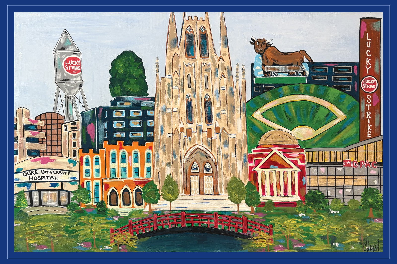 DukeTown artwork by Robyn Churn